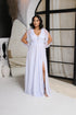 VESTIDO MANGA LONGA TRES LISTRAS PETRA FINA